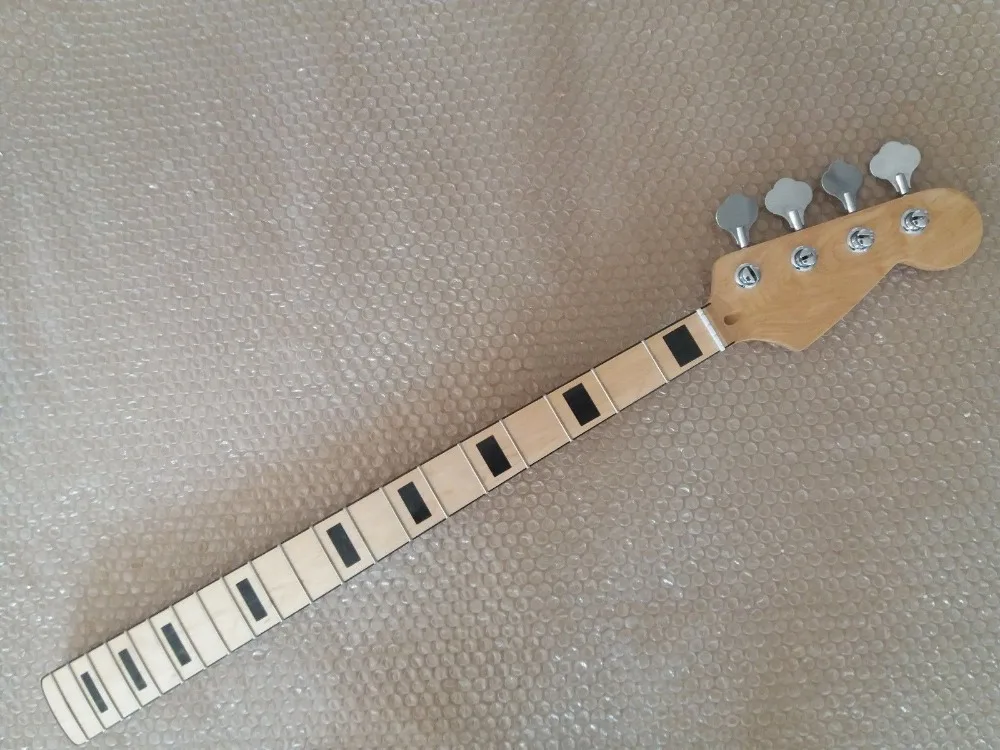 

Maple Neck For Electric JAZZ Bass Guitar Neck with tuners Replacment