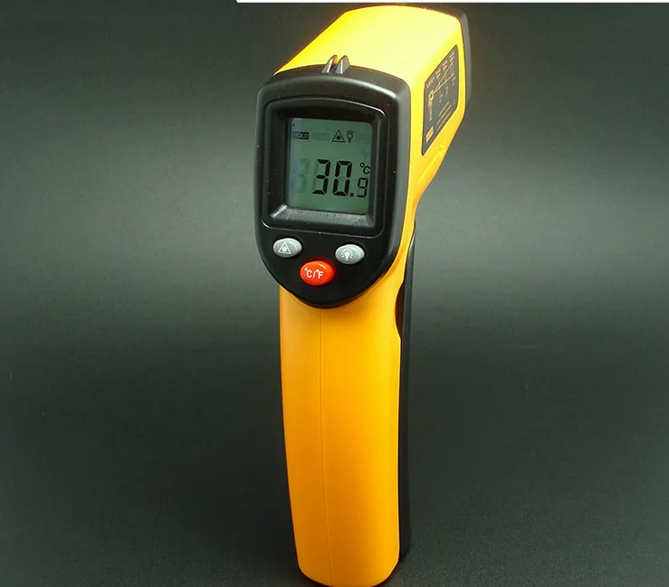 Ручной бесконтактный infarred термометр/Высокоточный цифровой пирометр для промышленного 1 шт