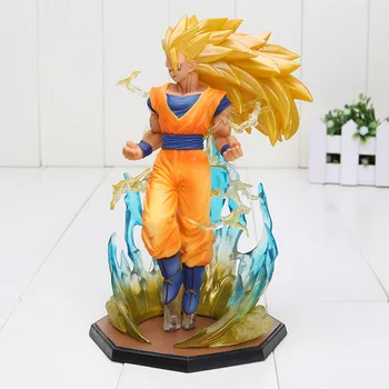 

7'' 18CM Dragon Ball Z Super Saiyan 3 Sun Goku Anime Cartoon Action & Toy Figures Collection Model Toy