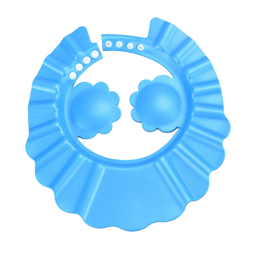 

Freeshipping Shampoo Shower Bathing Protect Adjust Soft Cap Hat For Baby 2016 New Hot