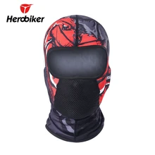 Herobiker мотоцикл Балаклава Кепки Защита от солнца-полная защита Уход за кожей лица маска для верховой езды Мотоспорт Тактический Уход за кожей лица маска