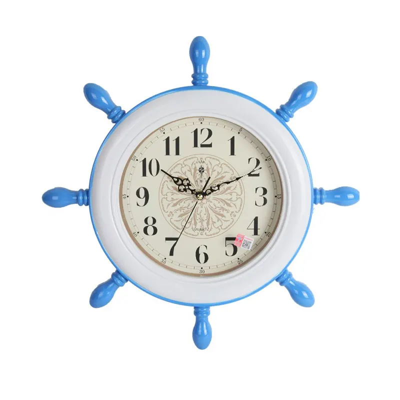 Настенные часы Модные подвесные винтажные бесшумные настенные часы украшения для гостиной часы настенные навигационные Рули домашний декор фигурки