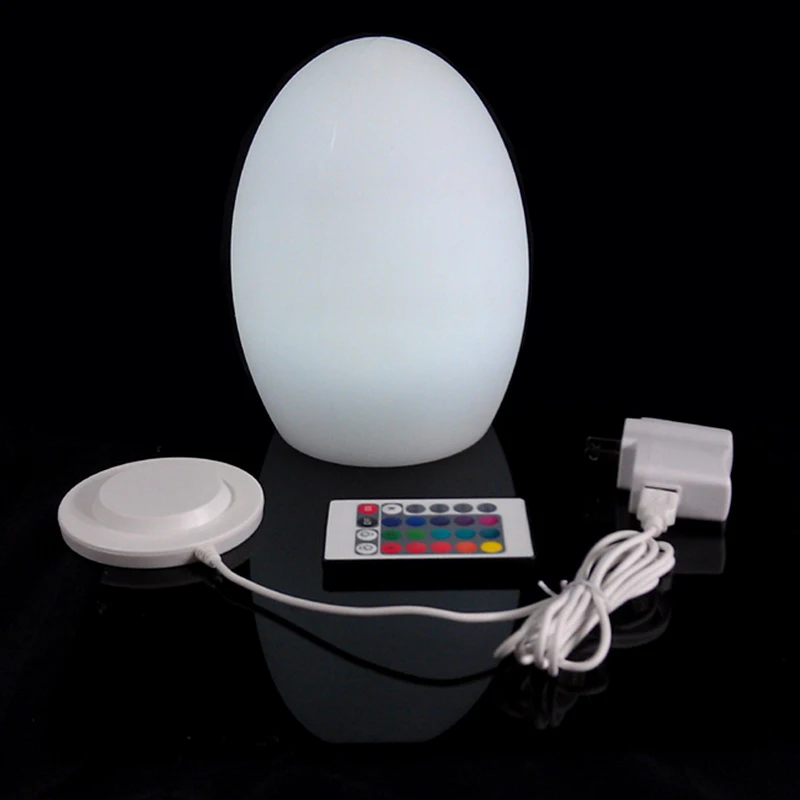 

D14*H19cm RGBW LED Glow in dark illuminated Table Lamp Night Light 16 Color Changing IP65 SK-LF04 Promotion Sample Promotion 1pc