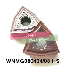 10PCS WNMG080404-HS / WNMG080408-HS CNC Carbide Inserts,Lathe Tool,Used to stainless steel and steel For MWLNR/WWLNR 10PCS WNMG080404-HS / WNMG080408-HS CNC Carbide Inserts,Lathe Tool,Used to stainless steel and steel For MWLNR/WWLNR