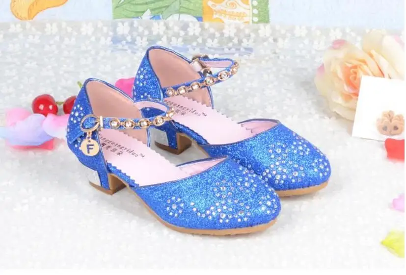 Girls casual leather shoes-12