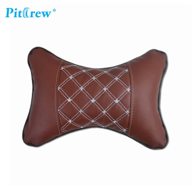 

1PCS PU Leather Car Neck Pillow (Soft Version) Simple Breathe Car Auto Head Neck Rest Cushion Headrest Pillow Pad (4 Colors)