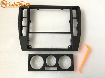 

Saborway 2pcs For Passat B5 Black Center Middle Decoration Panel Center CD Box & Heater Control Trim Cover 3B0858069 1J0819157G