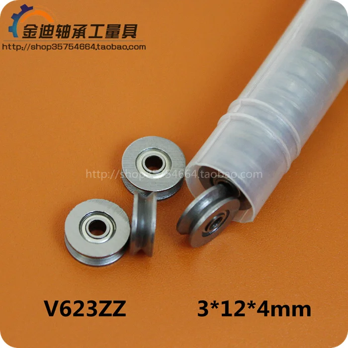 Lot of 10pc RM2-2RS V W Groove CNC V-Guide Way Ball Bearing 3//8/"