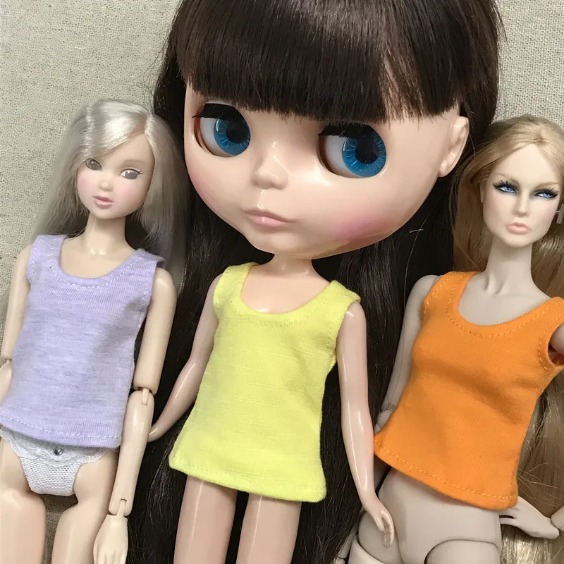 1 шт. 1/6 жилет для кукол Blyth, Momoko, Azone, Одежда для кукол, модная конфетная Одежда для кукол, аксессуары