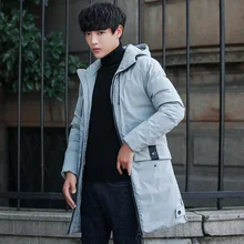 Модная теплая куртка, зимние парки, Мужская ветрозащитная куртка с капюшоном, Теплая мужская куртка, размер щуки, мужские парки, Hombre Invierno XD590