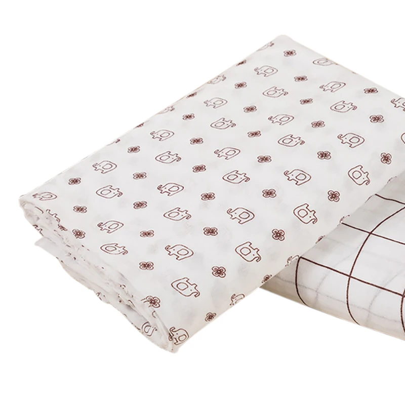 

Xintianji Printed cotton guaze fabric very soft thin fabric Eco-friendly for baby diaper W300001+
