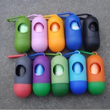 20 шт./партия игрушка в форме собаки мешки для очистки диспенсер мусорные багажные сумки держатель диспенсер гигиенический пакет для уборки за животными набор для отходов, с лапками мешок