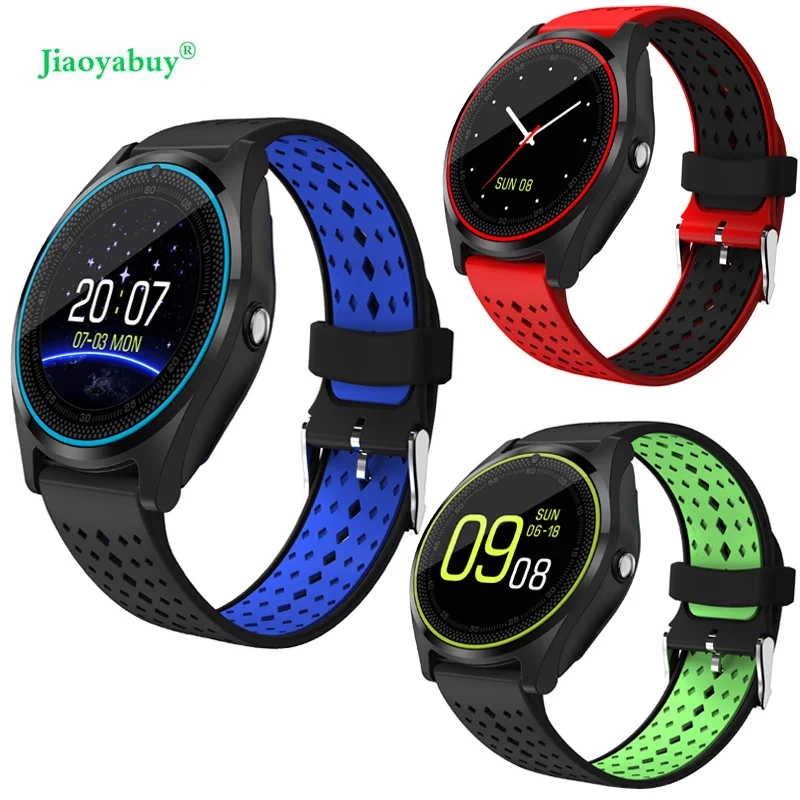 

Smart Watch V9 Bluetooth Smartwatch Support TF SIM Card Walking Tracker Sleep Monitoring Music Player WristWatch