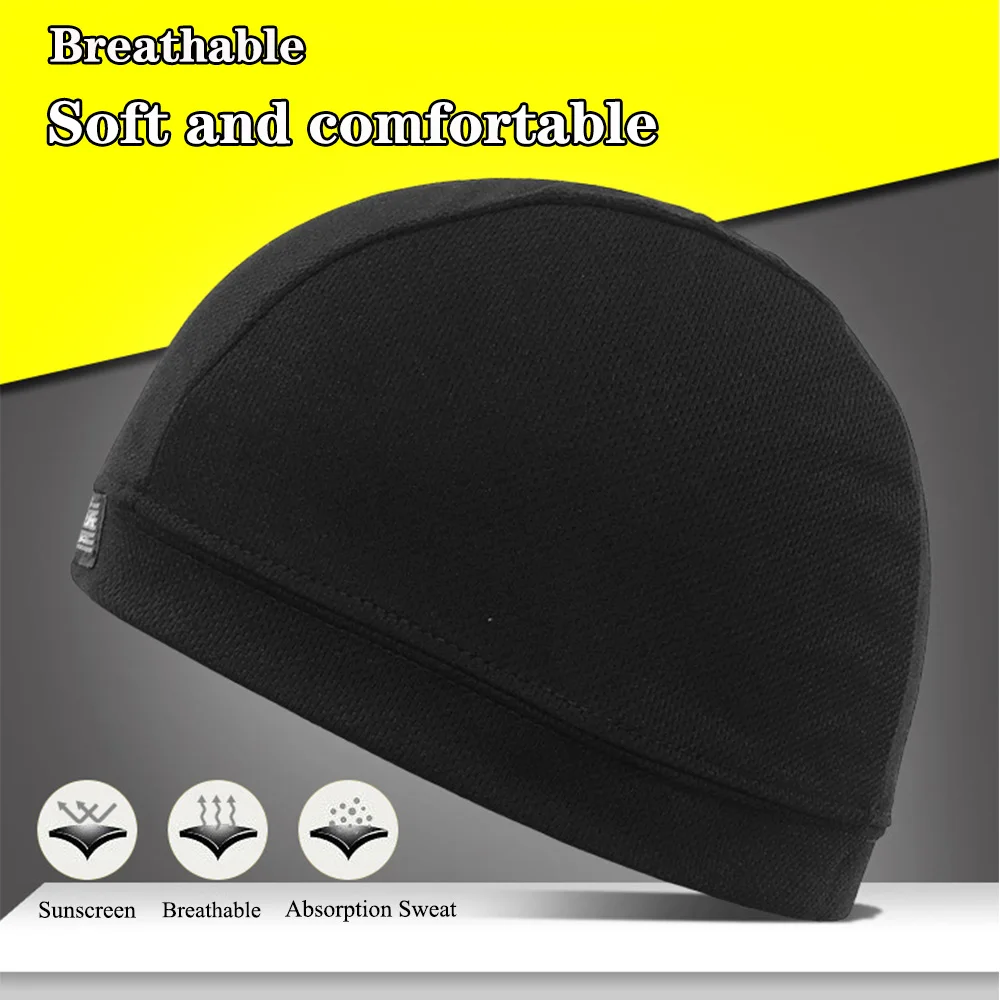 

Motorcycle Face Mask Coolmax Balaclava Windproof Breathable Biker Racing Cap Under Helmet Beanie Inner Cap Black with Grey