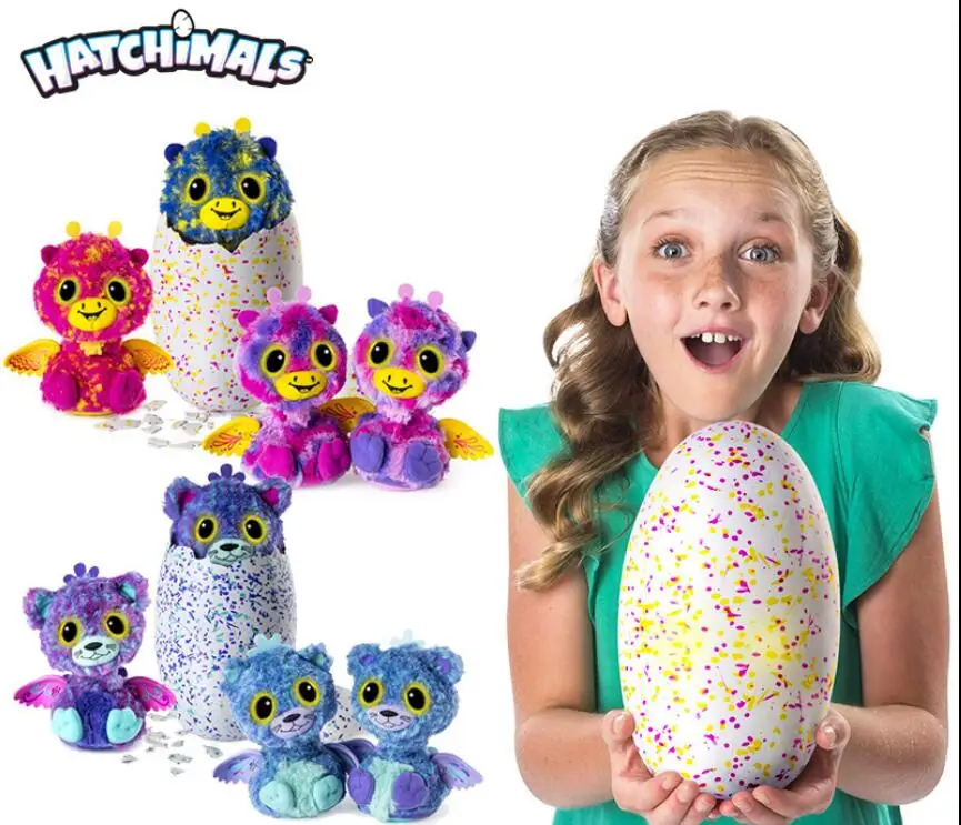 hatchimals talking twin surprise plush