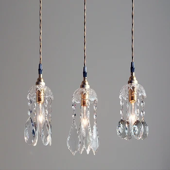 

Nordic Led crystal pendant light Post-modern Bar Bedroom Restaurant Decorative Light Cosmos drop Lights