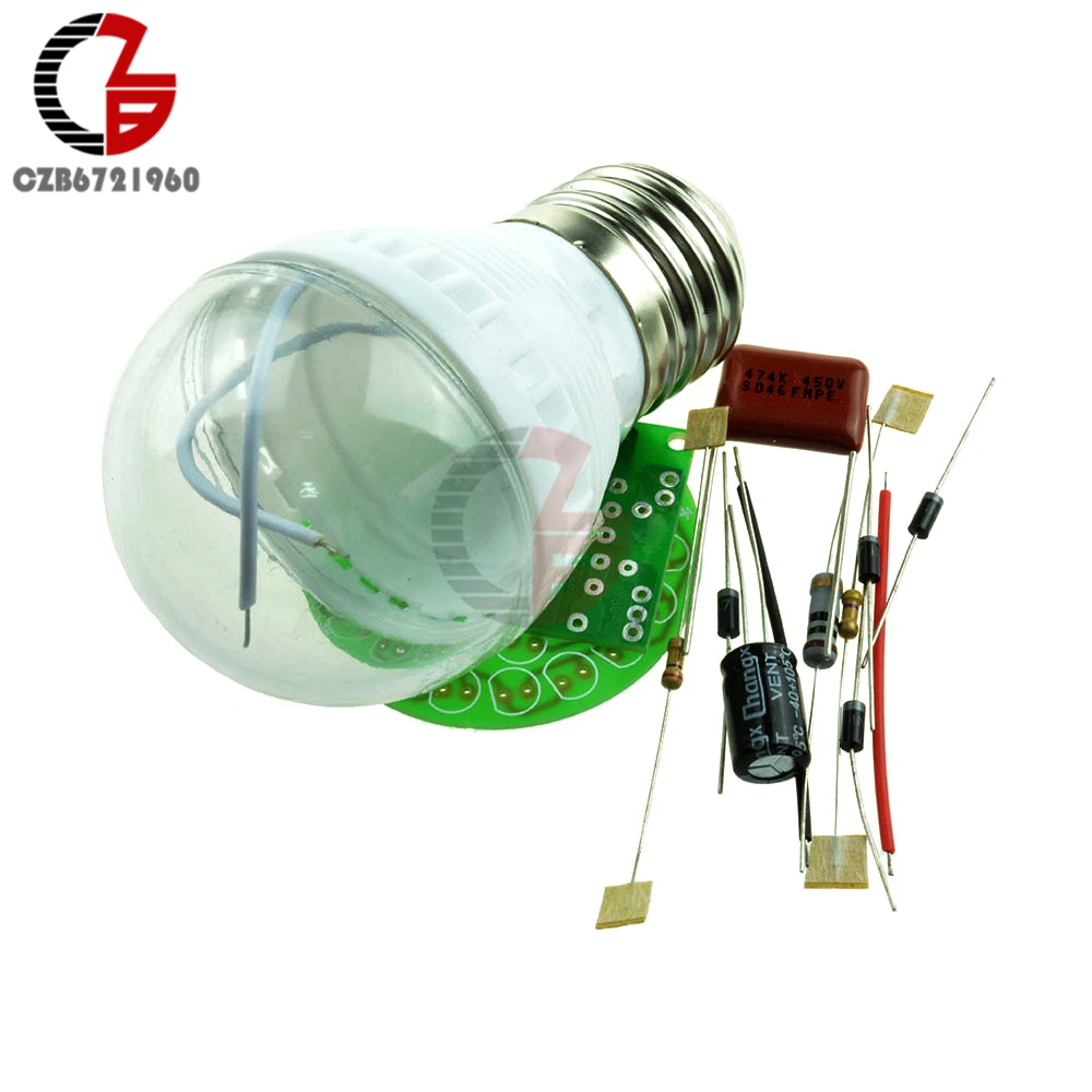 M126 1 комплект энергосберегающий светильник 38 светодиодов лампы DIY наборы электронный набор