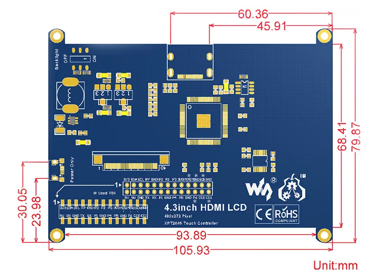 4.3inch-HDMI-LCD-size