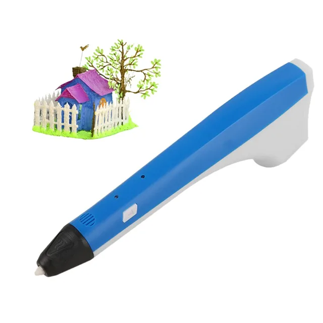 Cheap Best Children Birthday Gift Portable DIY 3D Printing Pen PLA PCL Kids Graffiti Pen Painting Modeling Children Funny Drawing Tool