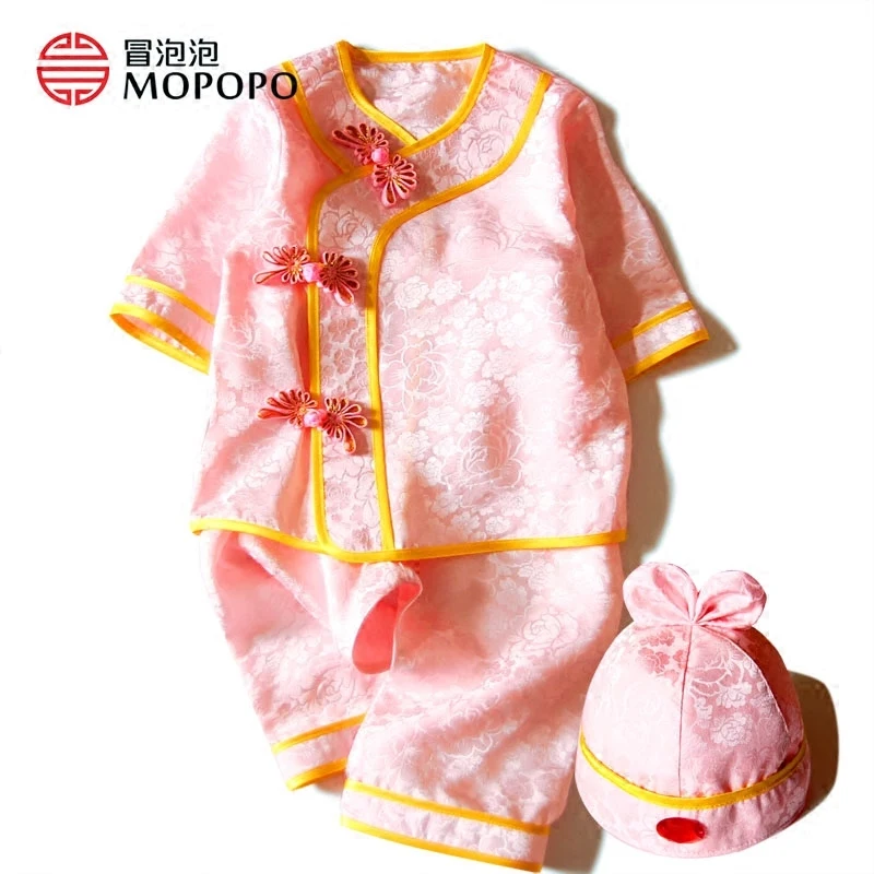 Newborn Baby Girl Clothes 100 Mulberry Silk Baby Clothing Chinese Tang