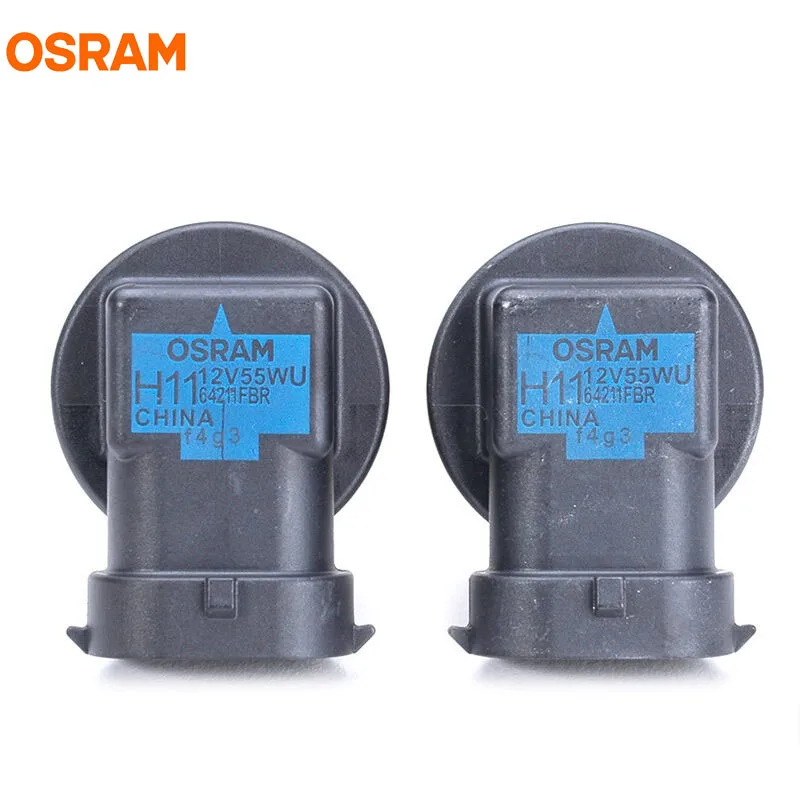 OSRAM H11 12 В 55 Вт 2600K 64211FBR противотуманный выключатель ксенон желтый 200% желтый светильник 60% более яркий автомобильный галогенный головной светильник Противотуманные фары пара