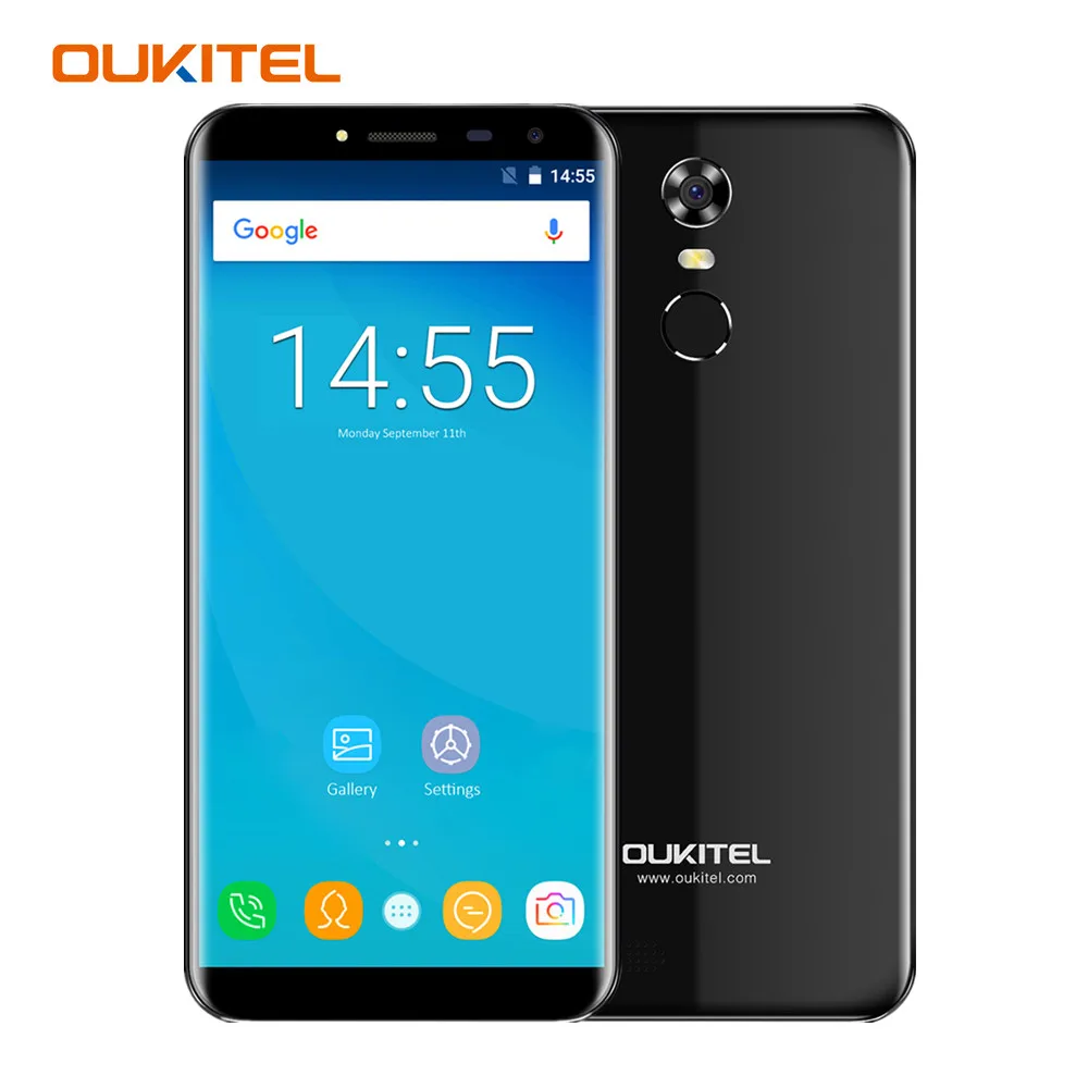 Oukitel C8 4 г смартфон Android 7.0 18:9 5.0 дюймов mtk6737 4 ядра мобильного 2 ГБ Оперативная память 16 ГБ Встроенная память 13.0mp + 5.0mp сзади Камера