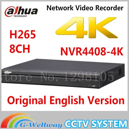 

Dahua NVR4408-4K 8 Channel 1.5U 4K H.265 Network Video Recorder 1080P Support 4 SATA HDDs 3 USB and Multi-brand network cameras