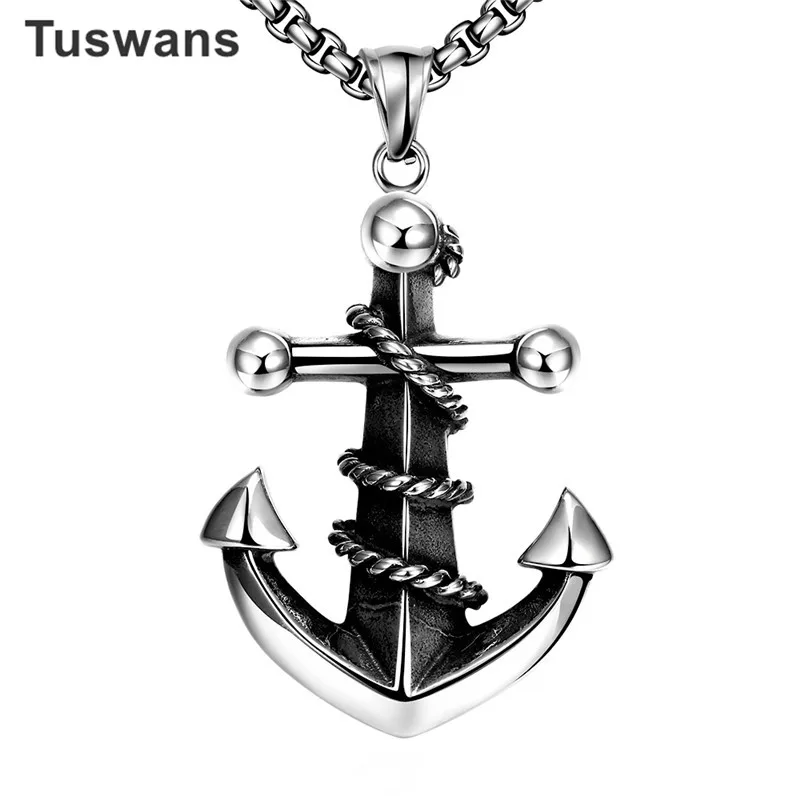 

Vintage Large Arrows Chain Pendant Necklace For Women Men Silver Color Titanium 316L Stainless Steel Jewelry Accessories
