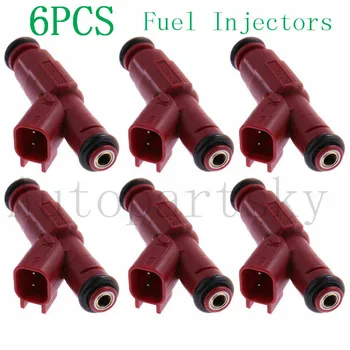 

[ Set of 6PCS ] Fuel Injectors Nozzle 12 Hole 24LB For Jeep Wrangler Dodge 4.0L EV6 0280156161 822-11170 82211170 M02161X4J