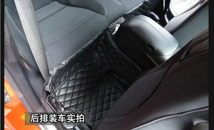 Высококачественные автомобильные кожаные коврики подходит для Ford Mustang