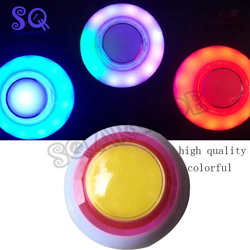

10pcs RGB flashing in cycle with 60mm illuminated push button for crane machine