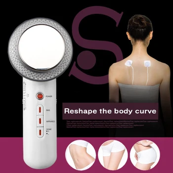 

Ultrasonic 3 In 1 Massage Galvanic EMS Photon SPA Body Cellulite Skin Care Infrared Fat Removal Therapy Beauty Slimming Device