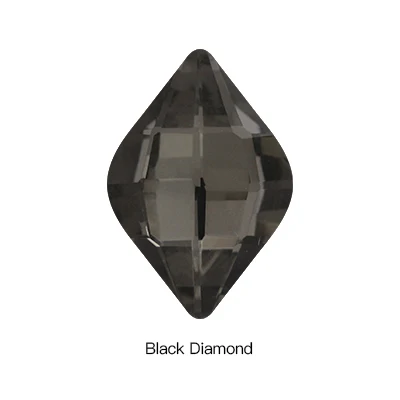 Стразы в форме лимона со стразами и кристаллами, стеклянные камни для одежды, Свободные Стразы, сшитые на основе одежды, для свадебного платья, обуви, сумок, сделай сам, отделка - Цвет: Black Diamond