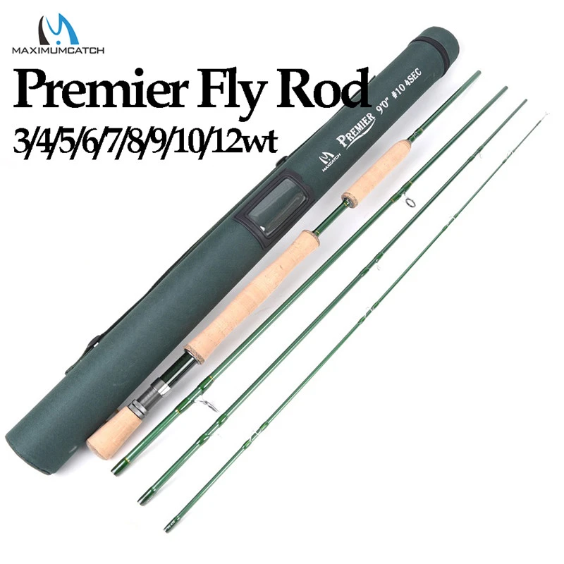 Maximumcatch Premier 3/4/5/6/7/8/9/10/12wt Fly Rod Carbon Fiber Fly Fishing Rod With Cordura Tube Fly Fishing Rod - Fishing Rods - AliExpress