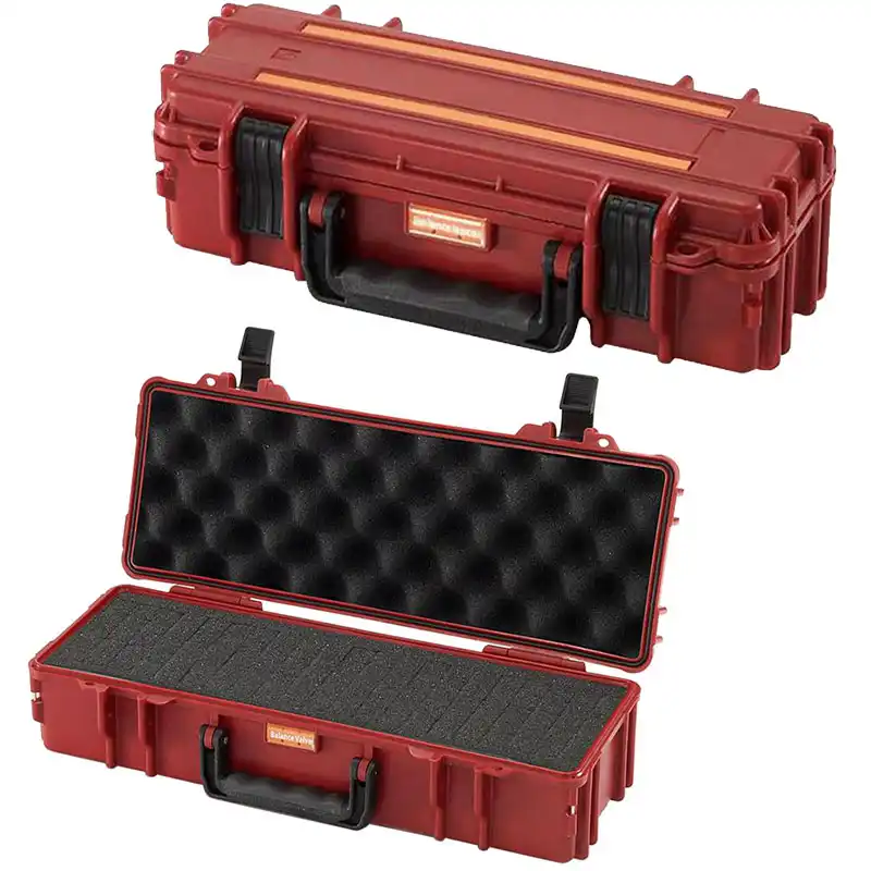 Portable Plastic Tool Case Safety Protection Suitcase Equipment Instrument Case Outdoor Box with Pre-Cut Foam