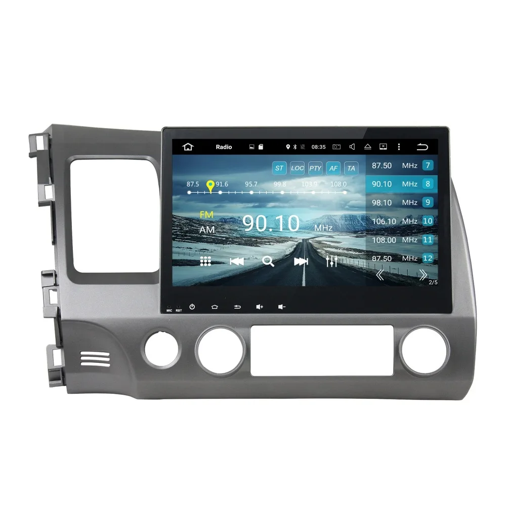 Sale Octa Core 10.1 inch 8 core Android 9.0 Car Radio DVD player GPS for Honda Civic 2006~2011 4GB RAM Bluetooth 64GB ROM  auto 4