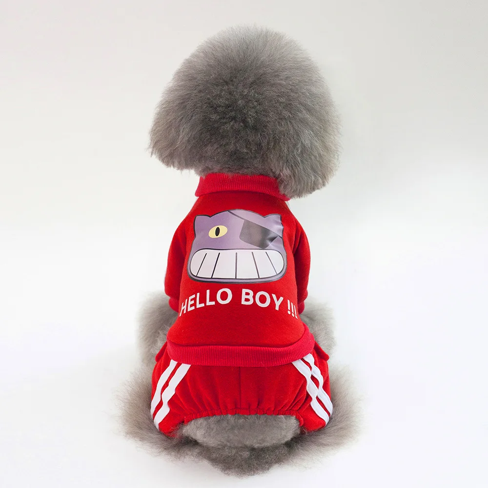 

Dog Clothes Soft Cotton Hoodies Four Legs Pullover Shirt Pet Dogs Coat Comfortable Casual Autumn Winter Sweater Hoodies