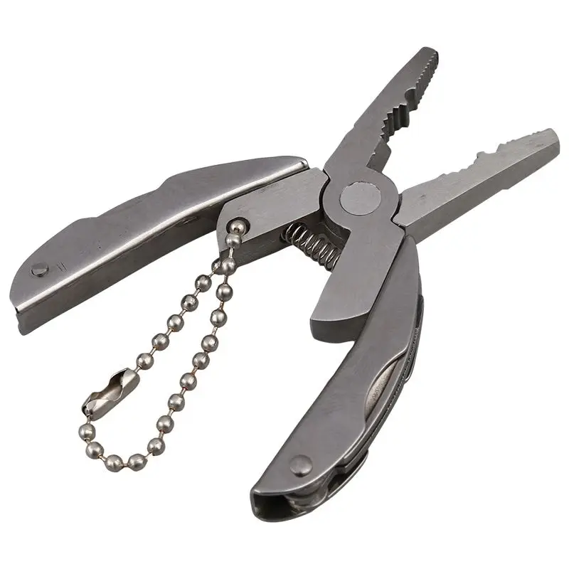 

Multi Function Folding Pocket Mini Tools Plier Screwdriver keychain + Case Set