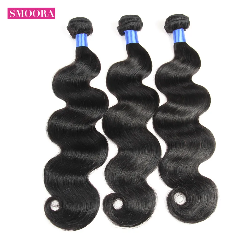 Brazilian 3 Bundles Body Wave with Lace Frontal Ear to Ear Free Part Closure with Baby Hair Human Bundle with Frontal Smoora Brazilian 3 Bundles Body Wave with Lace Frontal Ear to Ear Free Part Closure with Baby Hair Human Bundle with Frontal Smoora