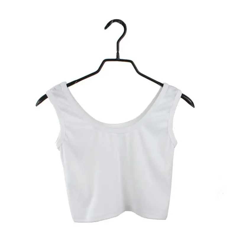 

JAYCOSIN New Women Tight Crop Top Skinny O-Neck T-Shirts Dance Vest For Dating Dropshipping Apr 27