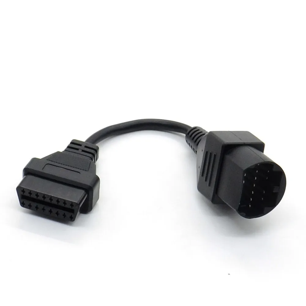 Для Mazda 17Pin до 16Pin OBD2 OBD II кабель Соединительный кабель для Mazda 17 pin Соединительный адаптер