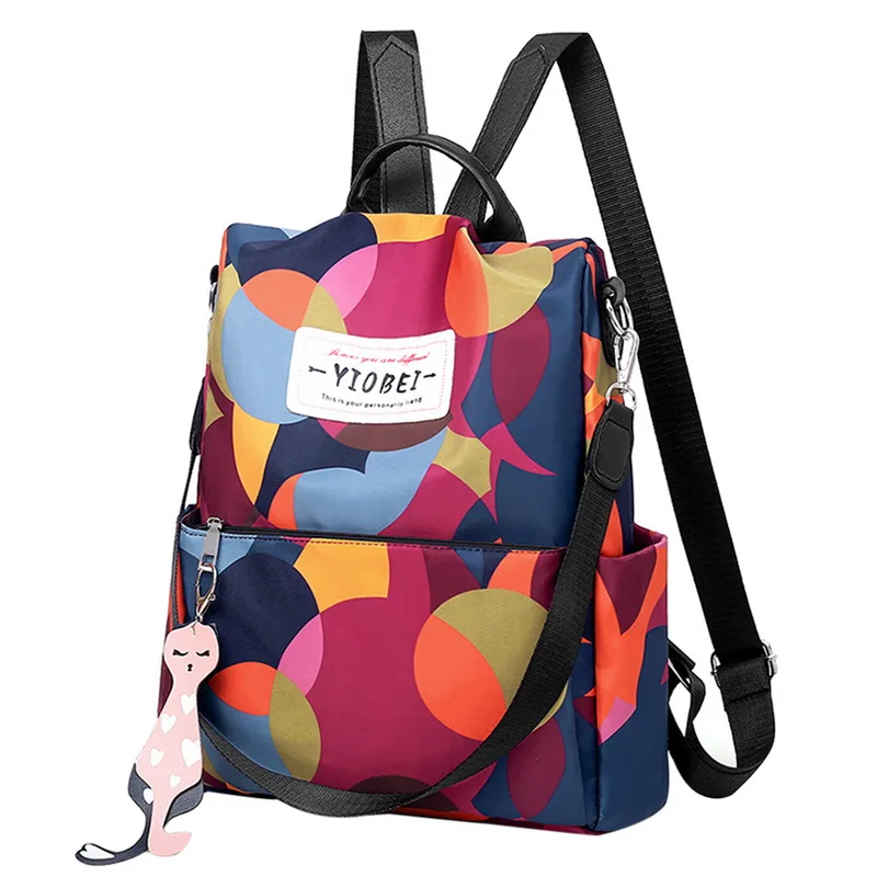

Waterproof Backpack Women Oxford Multifuction Bagpack Casual Anti Theft Backpack Teenager Girls Schoolbag 2019 Sac A Dos Mochila