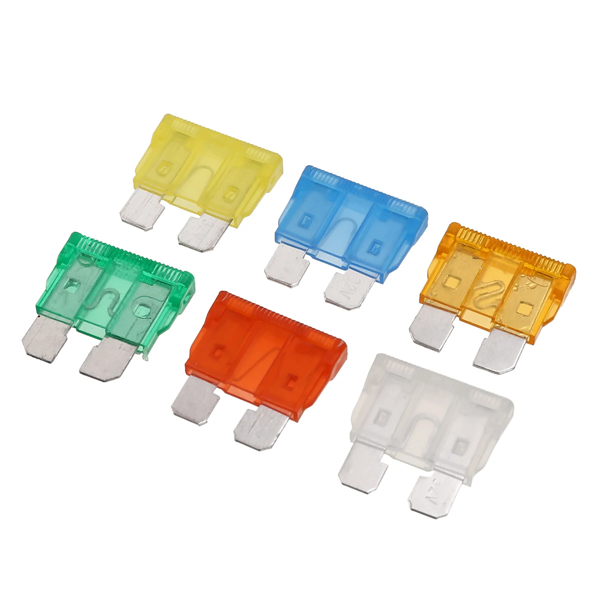 36pcs Mix Car Automotive Blade Fuses Kit Mayitr Car Motorcycle Auto Assorted Mini Blade Fuse Set 7.5A 10A 15A 20A 25A 30A