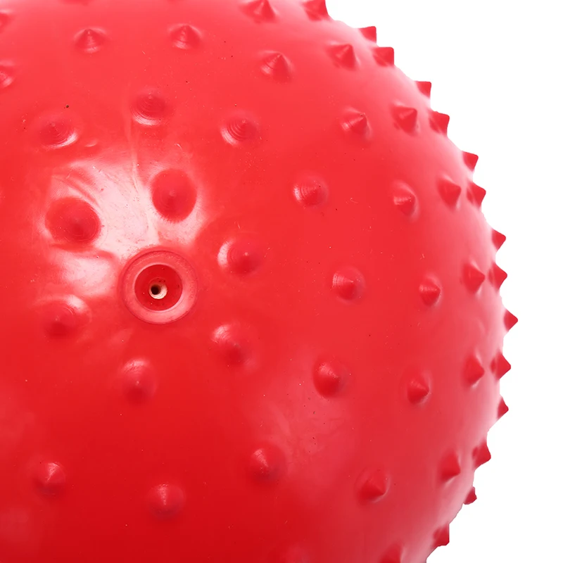 1 шт. 22 см Забавный надувной мяч детские массажные с резиновым покрытием мяч пляжные игрушки Воздушные шары прыгающие шары случайный цвет