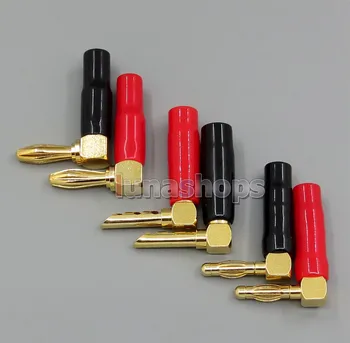 

4pcs L Shape Banana Plug 90 Degree Adapter Right Angle (3 Kinds for choosing) LN002324*