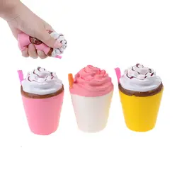 Мороженое Кофе чашки мягкие игрушки замедлить рост малыша игрушка Ароматизированная мягкий Squeeze подарок ремешок для телефона