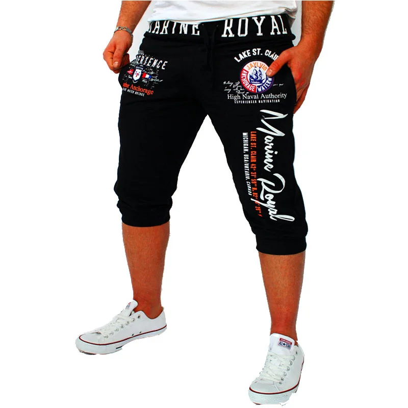 

2019 Mens Shorts Casual Bermuda Brand Compression Digital Printing Male Cargo Shorts Men Linen Fashion Men Short Summer Hawaii