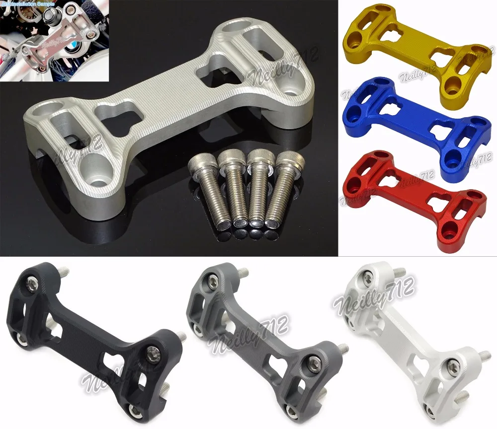 waase Handlebar Fat Bar Riser Clamp Top Cover Support For BMW R1200GS