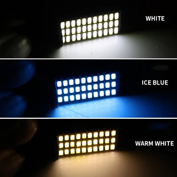 

BraveWay T10 192 194 168 W5W LED Bulbs 33 SMD 3014 Car Tail Lights Dome Lamp White DC 12V Canbus Error Free Ice Lamp Ice Bulbs