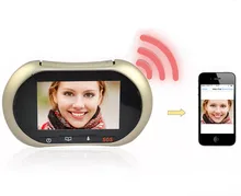 3.7 Inch WIFI Video Doorbell Intercom System Peephole Viewer